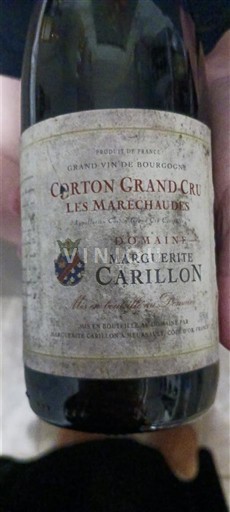 Burgundija Corton Grand Cru Marguerite Carillon Les Maréchaudes Невинтиджирано