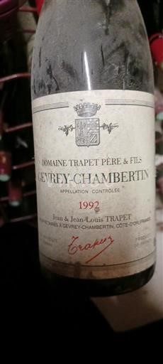 Burgund Gevrey-chambertin Domaine Trapet Père & Fils 1992