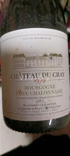 Burgund Bourgogne-Côte-Chalonnaise Château Cray 2011