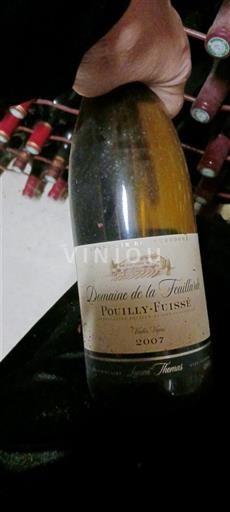 Borgoña Pouilly-fuissé Domaine La Feuillarde 2007