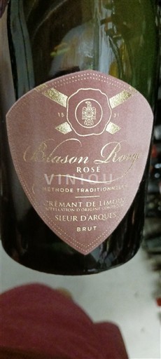 Mousserande viner Rosé brut Blason Rouge Rosé Sieur d'Arques Non millésimé Frankrike Languedoc Crémant de Limoux AOC