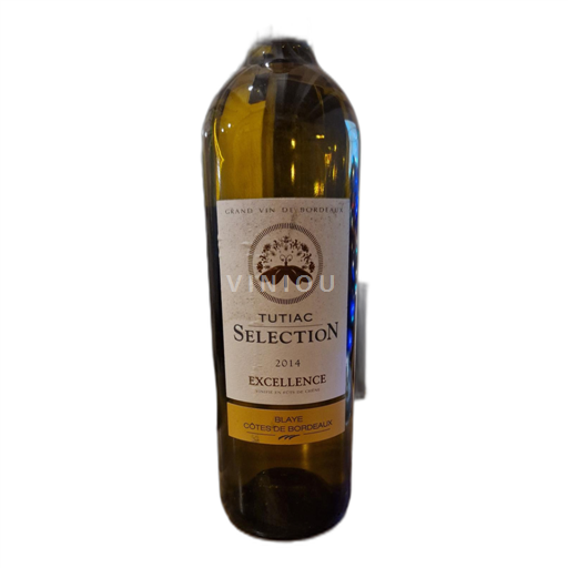 Bordeaux Blaye-Côtes-de-Bordeaux Tutiac Excellence 2014