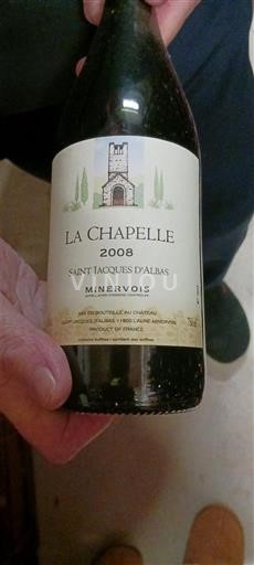 Languedok Minervois Saint Jacques d'Albas La Chapelle 2008