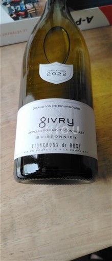 Burgundi Givry Vignerons de Buxy Buissonnier 2022