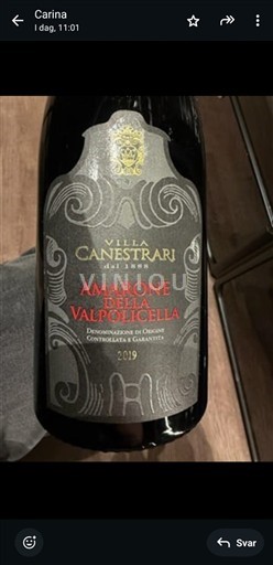 Veneto Amarone della Valpolicella Villa Canestrari 2019