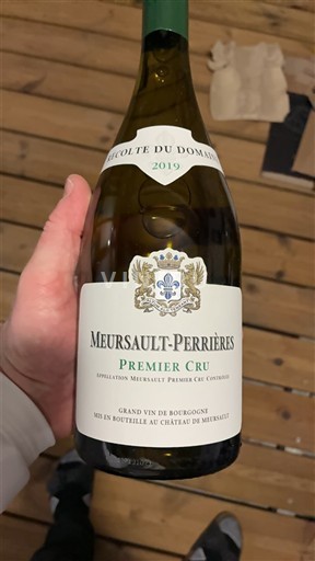 Vinos Blanc sec Meursault-Perrières Château Meursault 2019 Francia Borgoña No especificado AOC Premier Cru