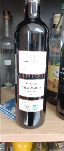 Bordeaux Côtes-de-bourg Château Saint-Martin 2022
