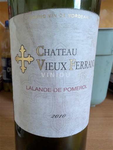 Вина Rouge sec Château Vieux Ferrand 2010 Франція Бордо Лаланд-де-Помроль AOC