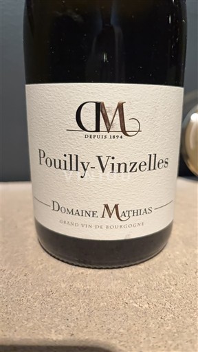 Burgundija Пуији-Винзел Domaine Mathias 2024