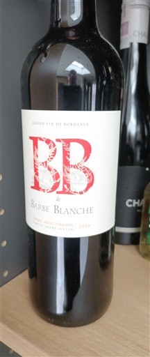 Bordoja Lussac-Saint-Émilion Barbe Blanche BB de Barbe Blanche 2020