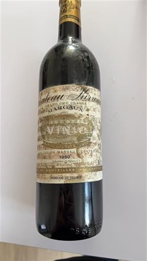 Burdeos Margaux Grand Cru Château Kirwan 1980