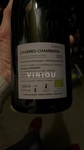 Burgundija Charmes-chambertin Grand Cru Domaine Huguenot 2023