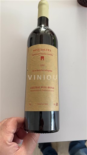 Ruzijon Rivesaltes Château Puig-Bonas 1997