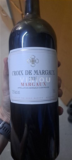 Vinos Rouge sec Croix de Margaux 2005 Francia Burdeos Margaux AOC
