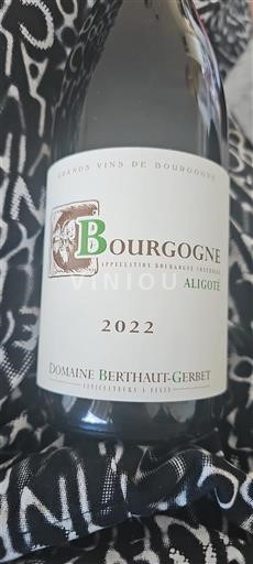 Burgundi Burgundi-aligoté Domaine Berthaut-Gerbet 2022