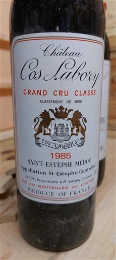 Bordoja Saint-Estèphe Château Cos Labory Audoy 1985