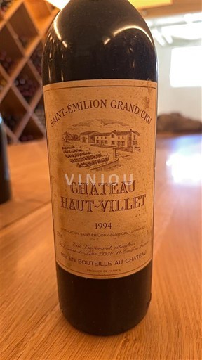 Bordoja Saint-Émilion Grand Cru Grand Cru Château Haut-Villet 1994