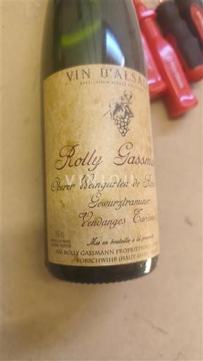 Алзас Аласас Vendanges Tardives Rolly Gassmann Oberer Weingarten de Rorschwihr Vendanges Tardives Невинтиджирано