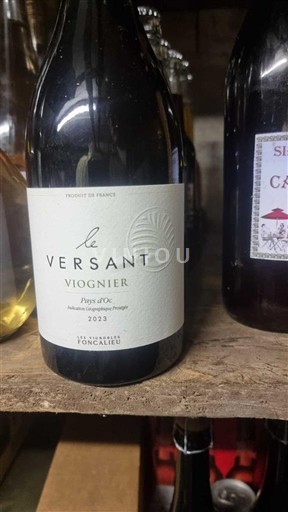 Weine Blanc sec Le Versant Viognier Foncalieu 2023 Frankreich Languedoc und Roussillon Pays d'Oc IGP