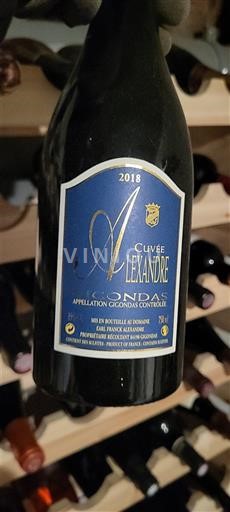 Rhônedalen Gigondas Earl Michel Alexandre Alexandre 2018