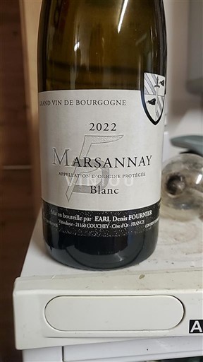 Vinuri Blanc sec EARL Denis Fournier 2022 Franța Burgundia Marsannay AOC