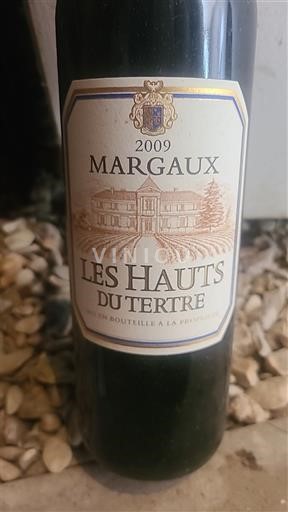 Vinos Rouge sec Les Hauts du Tertre Château Tertre 2009 Francia Burdeos Margaux AOC