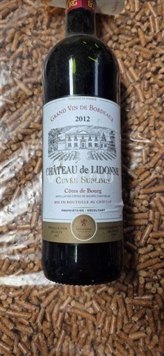 Bordeaux Côtes-de-bourg Château Lidonne Sublimis 2012