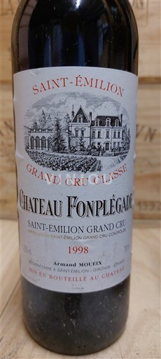 Viner Rouge sec Armand Moueix Château Fonplégade 1998 Frankrike Bordeaux Saint-Émilion Grand Cru AOC