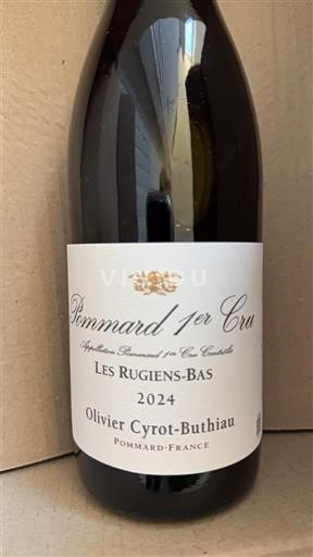 Viner Rouge sec Les Rugiens-Bas Olivier Cyrot-Buthiau 2024 Frankrike Bourgogne Ospecificerad AOC Premier Cru