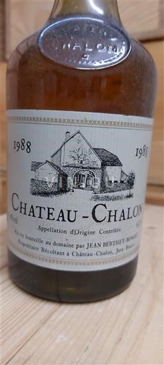 Jura Château-chalon Château Château-Chalon Jean Berthet-Bondet 1988