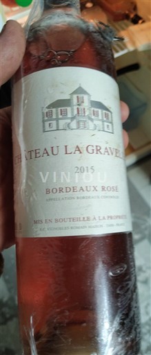 Bordoja Bordeaux rozë Château La Gravelle 2015