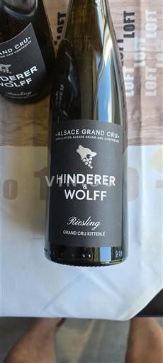 Alsace Ikke spesifisert Grand Cru Hinderer & Wolff Grand Cru Kitterlé 2018