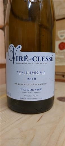Burgundi Viré-clessé Cave de Viré Spéciale 2016
