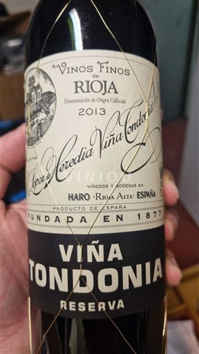 La Rioja Rioja Lopez de Heredia Viña Tondonia Viña Tondonia Reserva 2013
