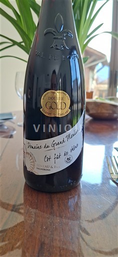 Lugina e Luarës Touraine Domaine Grand Moulin Côt fait du vélo 2023