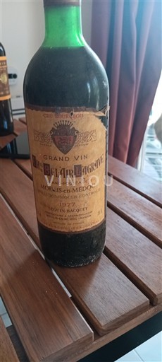 Bordeaux Moulis-en-Médoc Château Belair Lagrave 1977