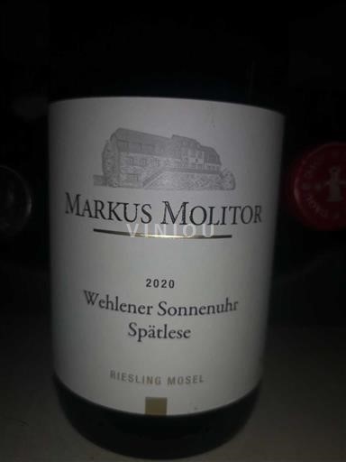 Mosel Markus Molitor Wehlener Sonnenuhr Spätlese 2020