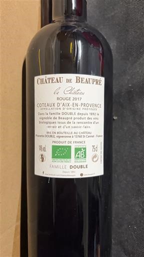 Provence Kodrat e Aix-en-Provansës Château Beaupré Le Château 2017