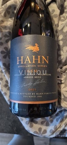 Kalifornijske AVA Арројо Секо Hahn Family Wines GSM Appellation Series 2021