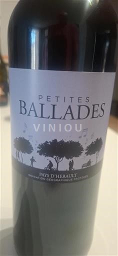 Wines Rouge sec Petites Ballades 2024 France Languedoc Not Specified AOC