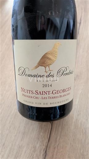 Burgundi Nuits-Sainte-Georges Premier Cru Domaine Perdrix Les Terres Blanches 2014