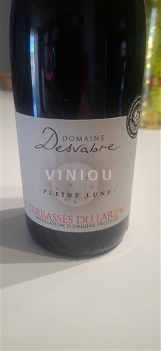 Vinuri Rouge sec Pleine Lune Domaine Desvabre 2022 Franța Languedoc Terasele-Larzac AOC