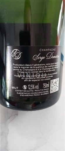 Champagne Sâm-panh Serge Demière Không niên vụ
