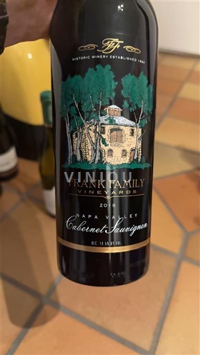 AVA kaliforniane Napa Valley Frank Family Vineyards Cabernet Sauvignon 2017