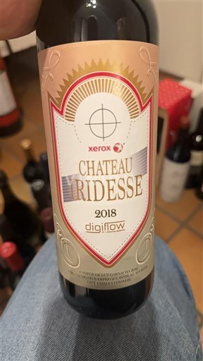 Vinuri Rouge sec Château Ridessé 2018 Franța Bordeaux AOC