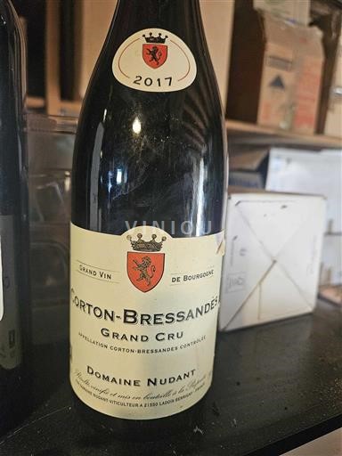 Burgundi Corton-Bressandes Grand Cru Domaine Nudant 2017