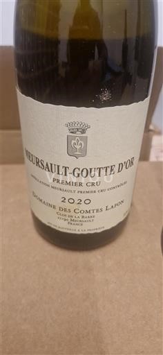 Verërat Blanc sec Meursault-Goutte d'Or Domaine Comtes Lafon 2020 Francë Burgundi E paspecifikuar AOC Premier Cru
