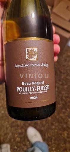 Burgund Pouilly-fuissé Domaine Hamet-Spay Beau Regard 2024