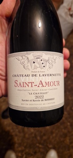 Beaujolais Saint-Amour Château Lavernette Le Chatelet 2022
