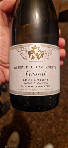 Bourgondië Crémant de Bourgogne Réserve de Lavernette Granit Niet-geïntegreerd